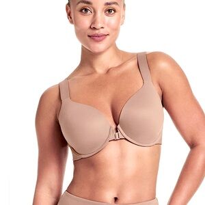 SPANX  Seamless T-Shirt Bra with Front close 
Size 36DD.